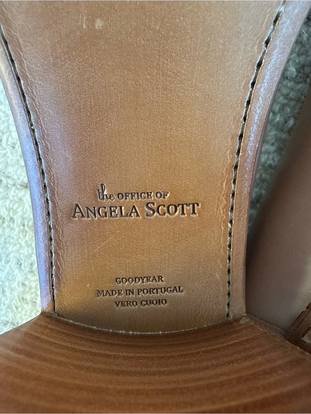 The Office of Angela Scott Miss Eliza Cap Toe Mary Jane Pump